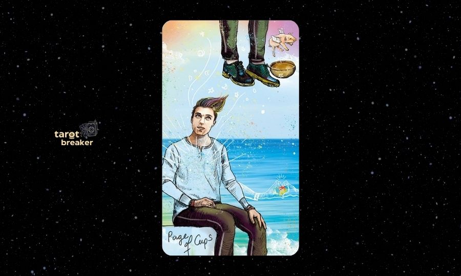 page of cups tarot 4