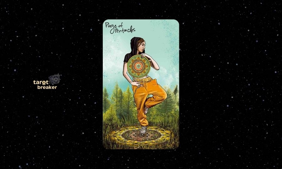 page of pentacles tarot 4
